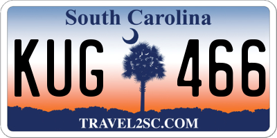SC license plate KUG466