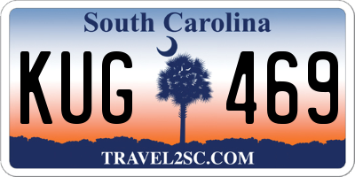 SC license plate KUG469