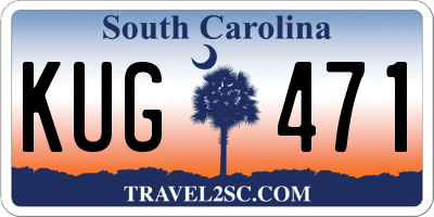 SC license plate KUG471