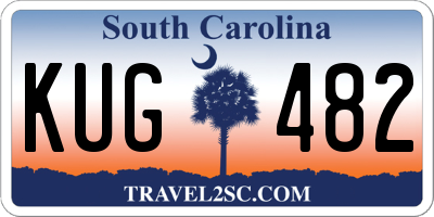 SC license plate KUG482