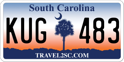 SC license plate KUG483