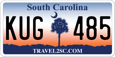 SC license plate KUG485