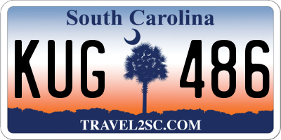 SC license plate KUG486