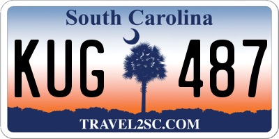 SC license plate KUG487