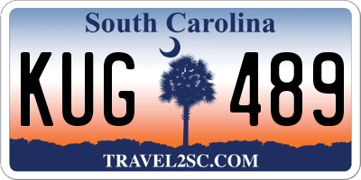SC license plate KUG489