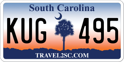 SC license plate KUG495