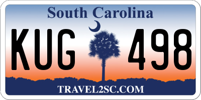 SC license plate KUG498