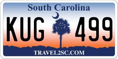 SC license plate KUG499