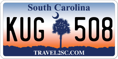 SC license plate KUG508