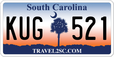 SC license plate KUG521