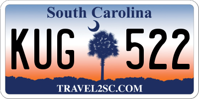SC license plate KUG522