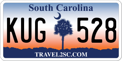 SC license plate KUG528