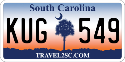 SC license plate KUG549