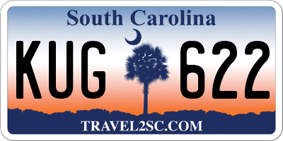 SC license plate KUG622