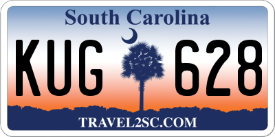 SC license plate KUG628