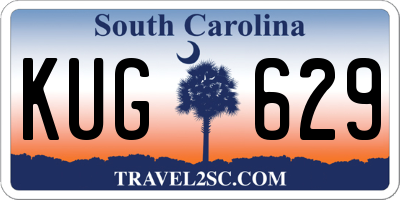 SC license plate KUG629