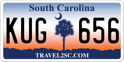 SC license plate KUG656