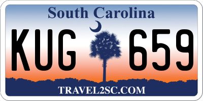 SC license plate KUG659