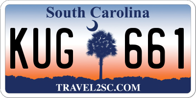 SC license plate KUG661