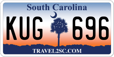 SC license plate KUG696