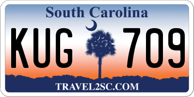 SC license plate KUG709