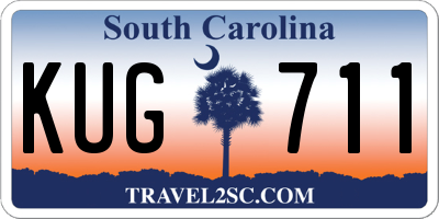 SC license plate KUG711