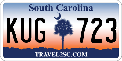 SC license plate KUG723