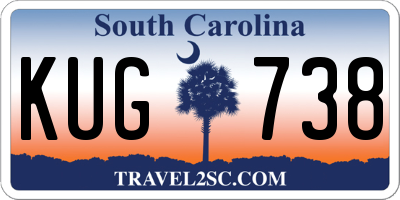 SC license plate KUG738