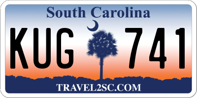 SC license plate KUG741