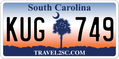 SC license plate KUG749