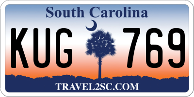 SC license plate KUG769