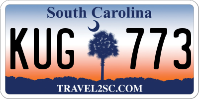 SC license plate KUG773