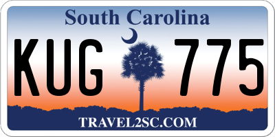 SC license plate KUG775