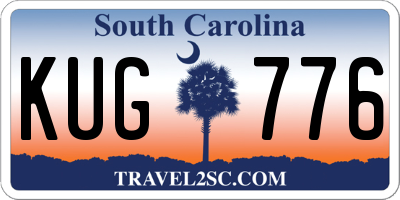 SC license plate KUG776