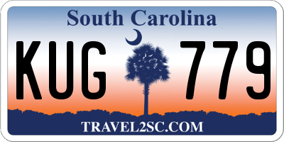 SC license plate KUG779