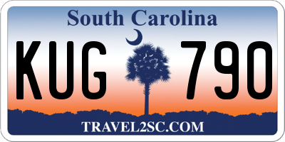 SC license plate KUG790