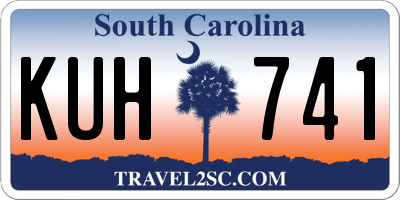 SC license plate KUH741