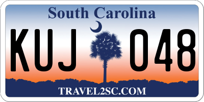 SC license plate KUJ048