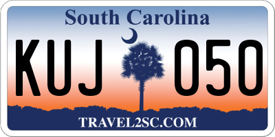 SC license plate KUJ050