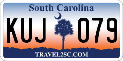 SC license plate KUJ079