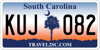 SC license plate KUJ082