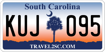 SC license plate KUJ095