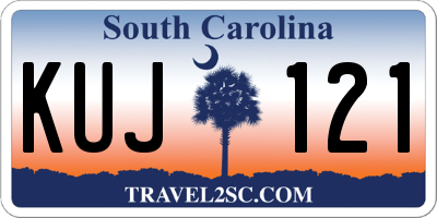 SC license plate KUJ121