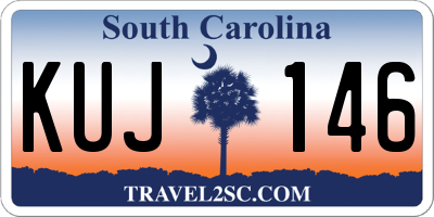 SC license plate KUJ146