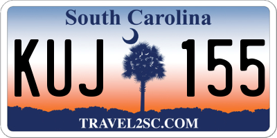 SC license plate KUJ155