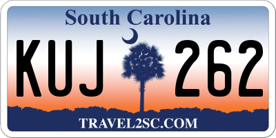 SC license plate KUJ262