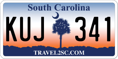 SC license plate KUJ341