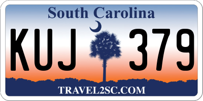 SC license plate KUJ379