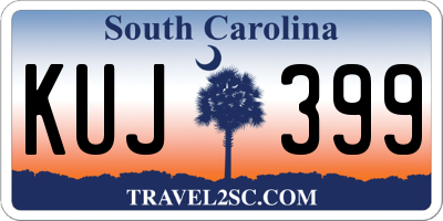 SC license plate KUJ399