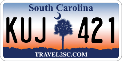 SC license plate KUJ421
